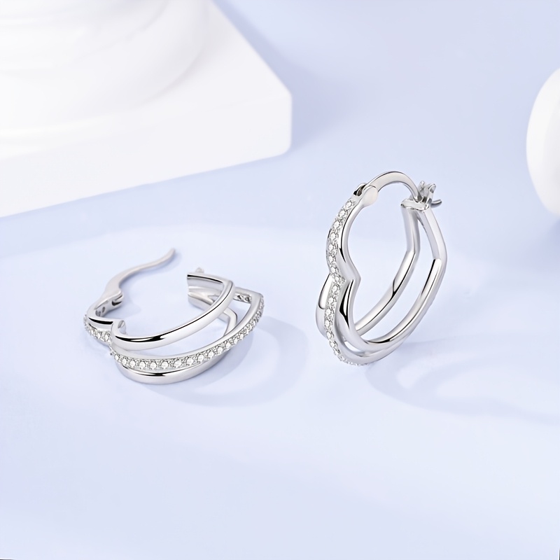 Women's 925 Silver Low-Hypoallergenic Fashion Drop Earrings
